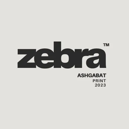 Zebra - tipografiýa