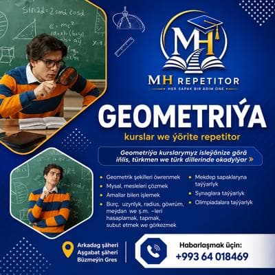 Matematika kurs we ýörite repetitor — Репетитор — 2