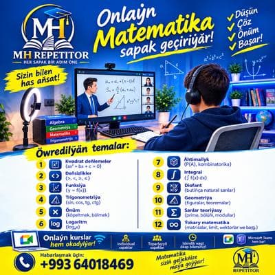 Matematika kurs we ýörite repetitor — Репетитор — 5